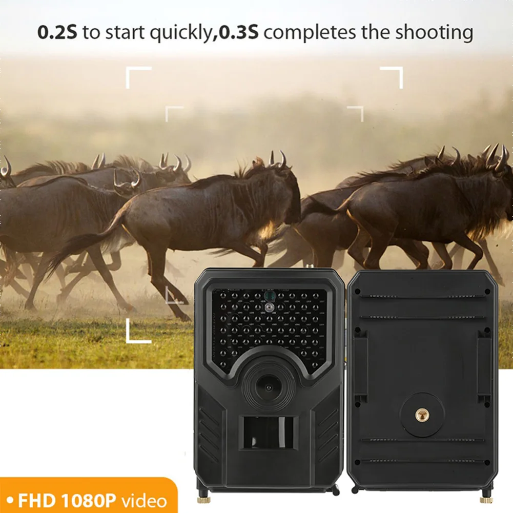 

Pr-200-b Trail Camera Outdoor Scouting 0.8s Trigger Time Pir Sensor Wide Angle Infrared Hd Night Vision Hunting Cameras Shipping