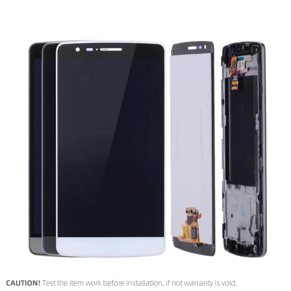 Дисплей для LG G3S D722 D724 G3 Mini LCD в сборе с тачскрином на рамке Оригинал черный