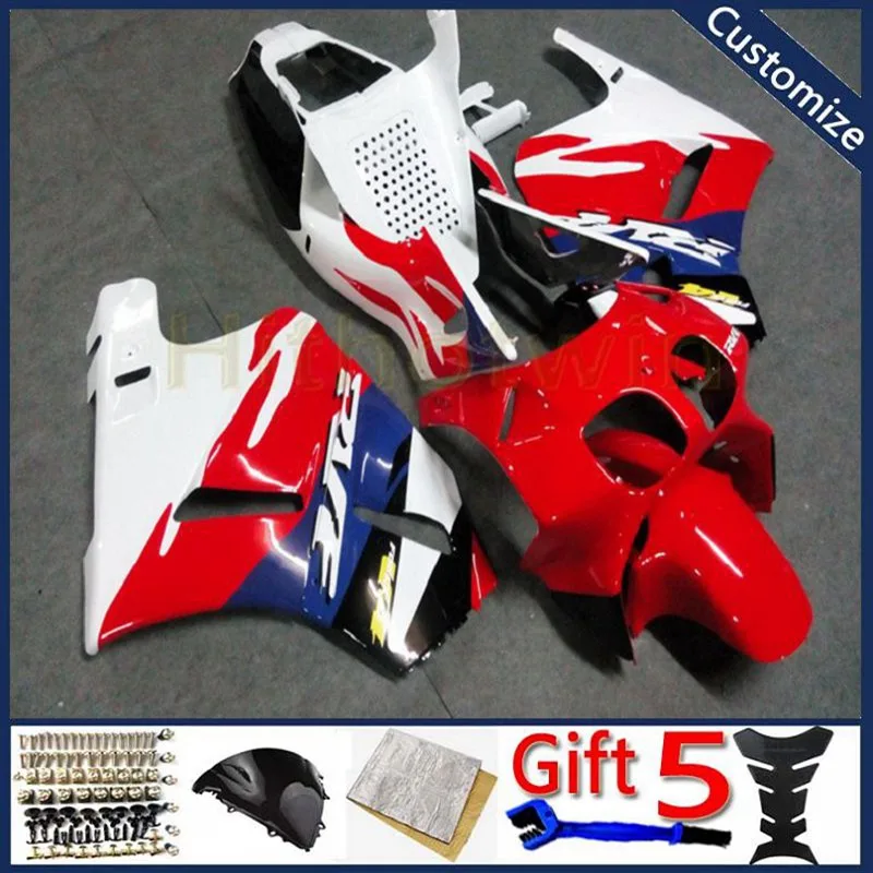 

Пользовательский мотоциклетный хомут для VFR400R NC35 1994 1995 1996 VFR 400R NC35 обтекатель корпуса мотоцикла синий красный
