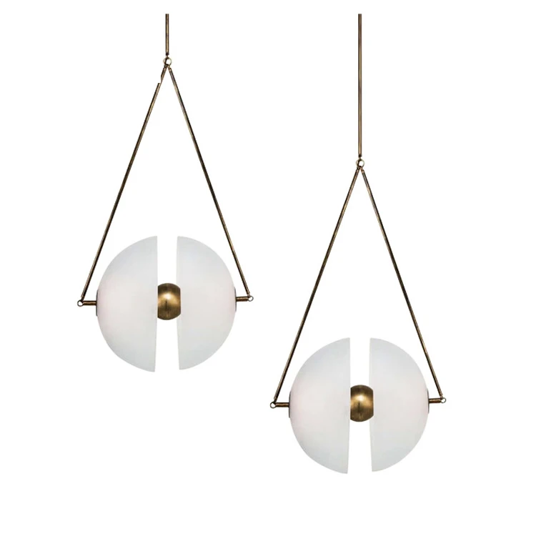 Современная светильник шная люстра из матового стекла креативная