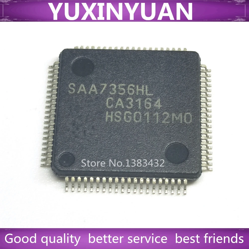 

1PCS SAA7356HL 7356HL 7356 QFP