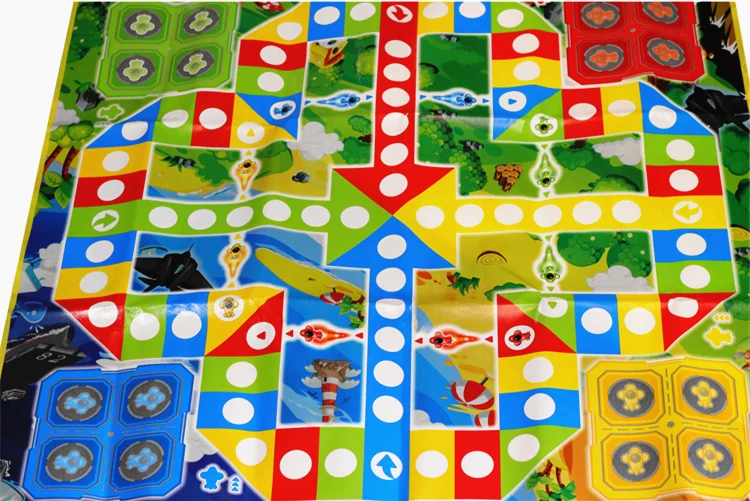 

Flying Chess Carpet Super Large Chess and Card Children Adult Intellectual Desktop Game Student Stereo Airplane Chess Toys