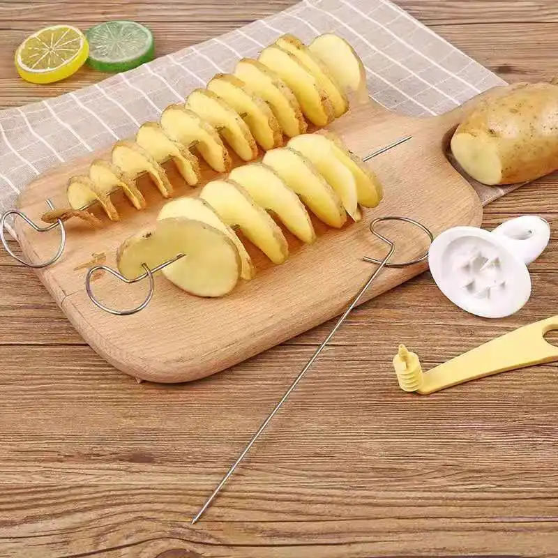Спиральный резак для картофеля кухонные аксессуары овощные картофельные чипсы