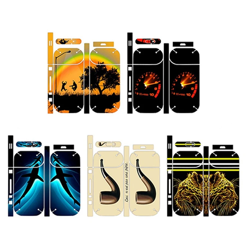 Новое поступление 5 видов радужной расцветки с леопардовым принтом Акула печати