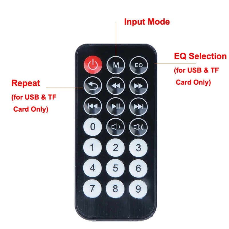 

2*50W Digital Power Audio Amplifier Board Bluetooth 5.0 TPA3116 Stereo TPA3116D2 FM USB Decoding Remote Class D Amplifiers