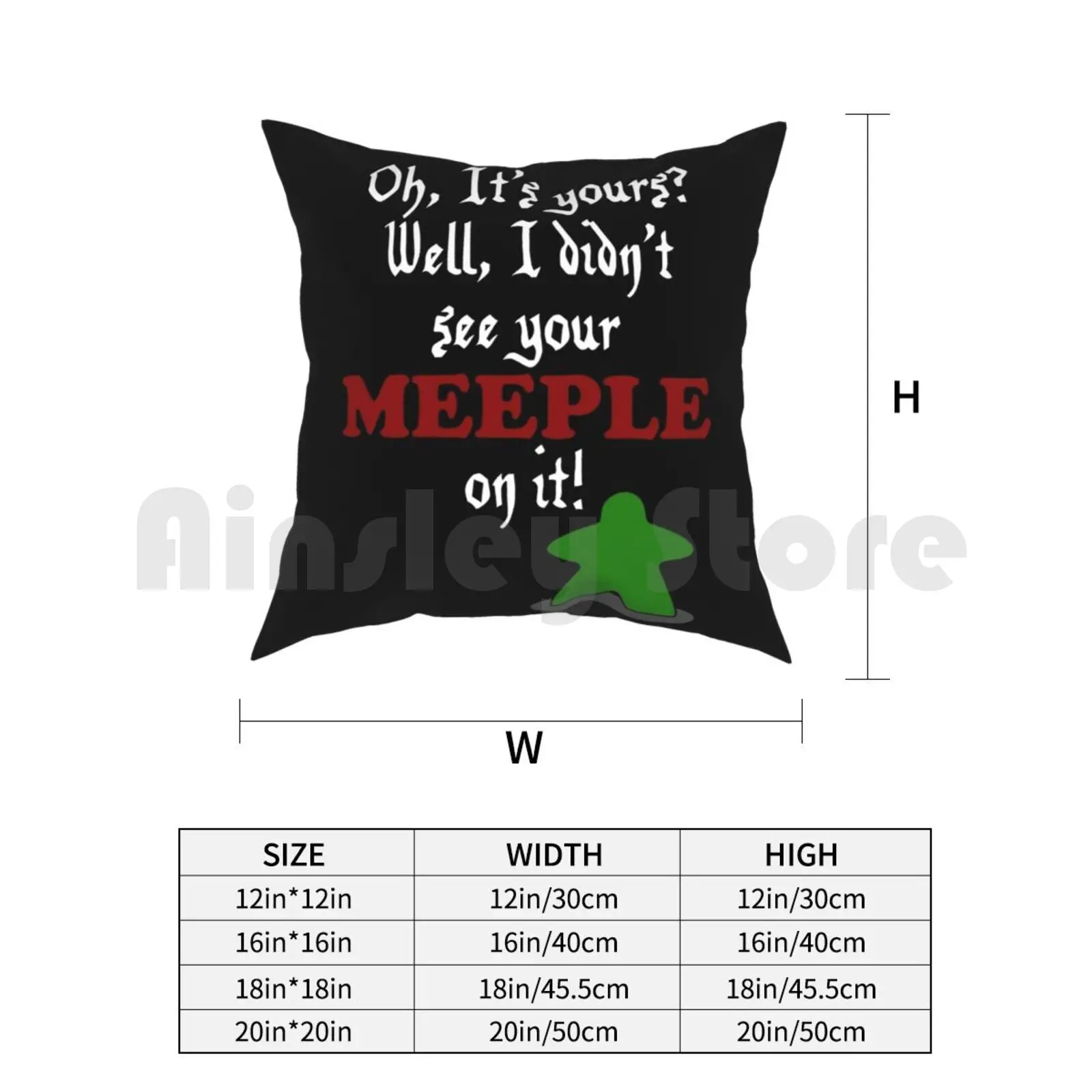 Я не видел как вы сидите на ней подушка мягкая настольная Подушка с принтом для