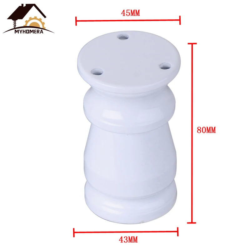 Color B 80mm Myhomera 80 мм-150 мм мебельные ножки, регулируемые ножки для шкафа, дивана, алюминиевый шкаф, журнальный чайный столик, ванная комната, защитная ножка - Цвет: Color B 80mm
