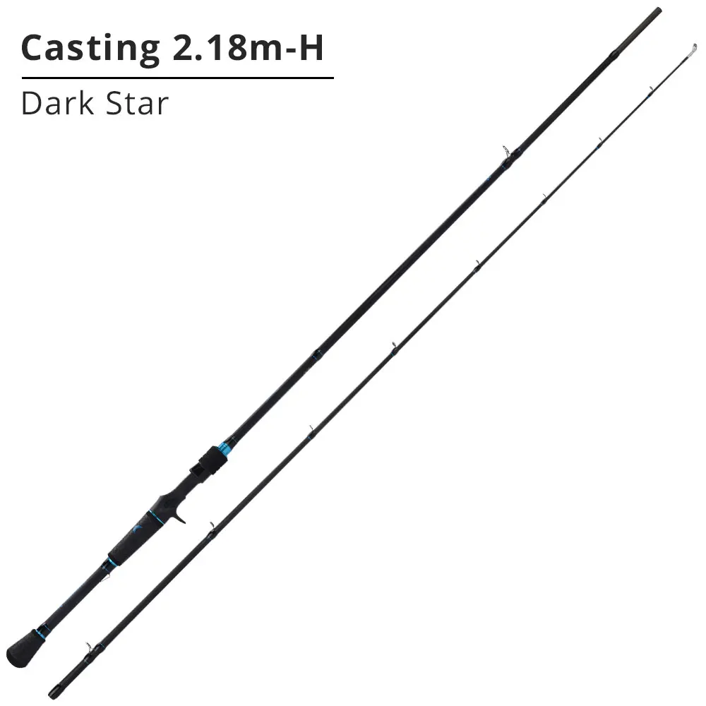 Casting 2.18m-H KastKing Crixus Сверхлегкая 30 тонн углеродное волокно литье спиннинг удочка с SiC керамические направляющие кольца суперполимерная ручка - Цвет: Casting 2.18m-H