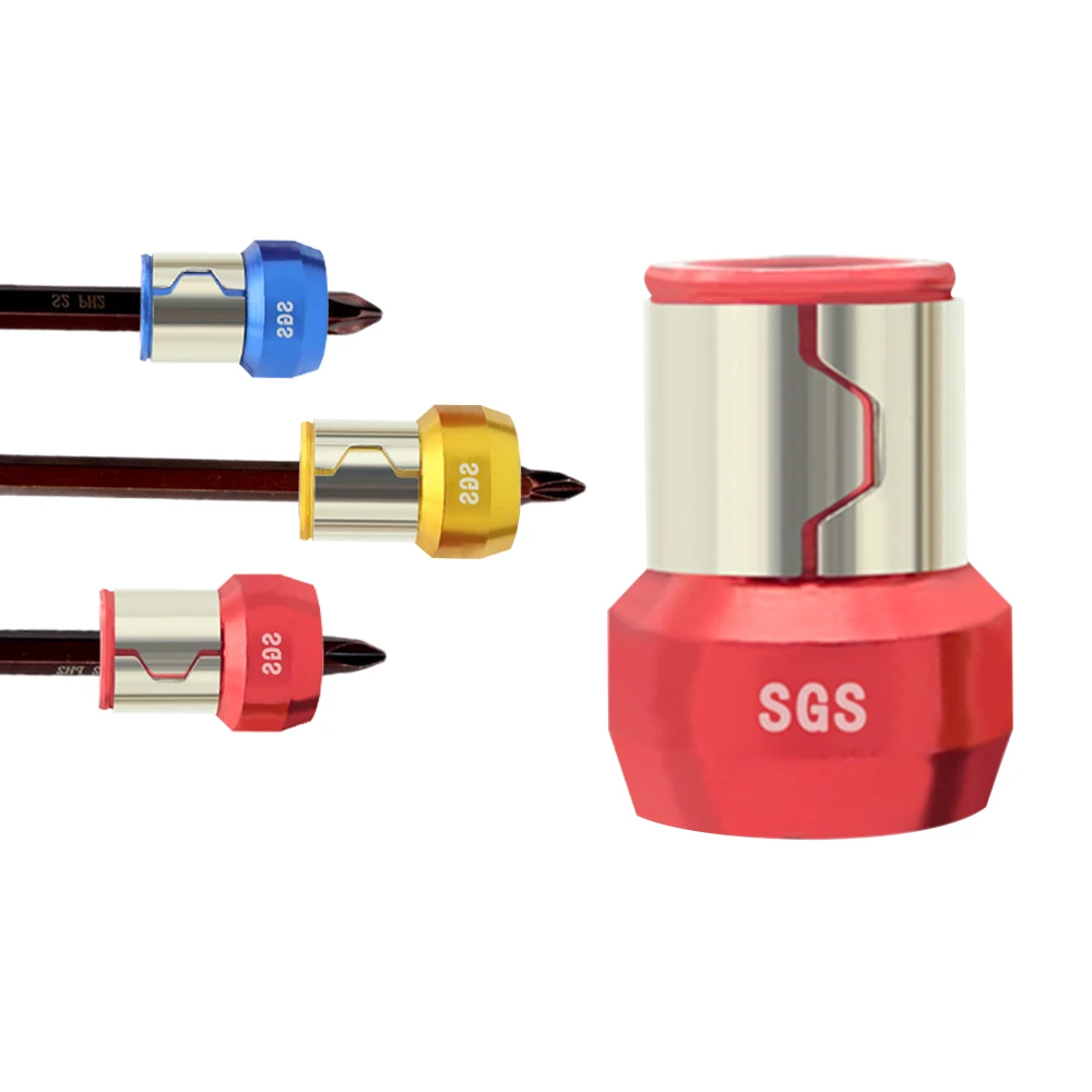 

Magnetic Bit Holder Alloy Electric Magnetic Ring Screwdriver Bit Anti-Corrosion Strong Magnetizer for Phillip Drill Bit Magnetic