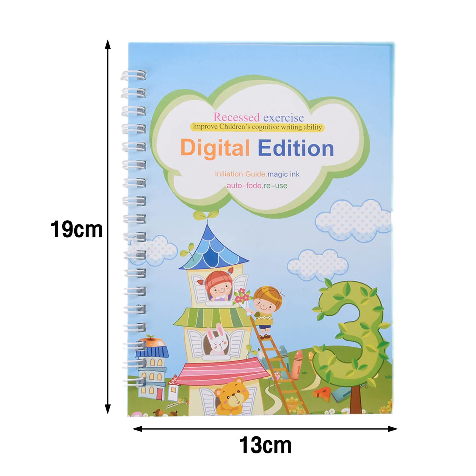 

English Version Dent Free Rubbing Copybook Baby Writing Practice Early Education Toys Children Learning Educational Toys