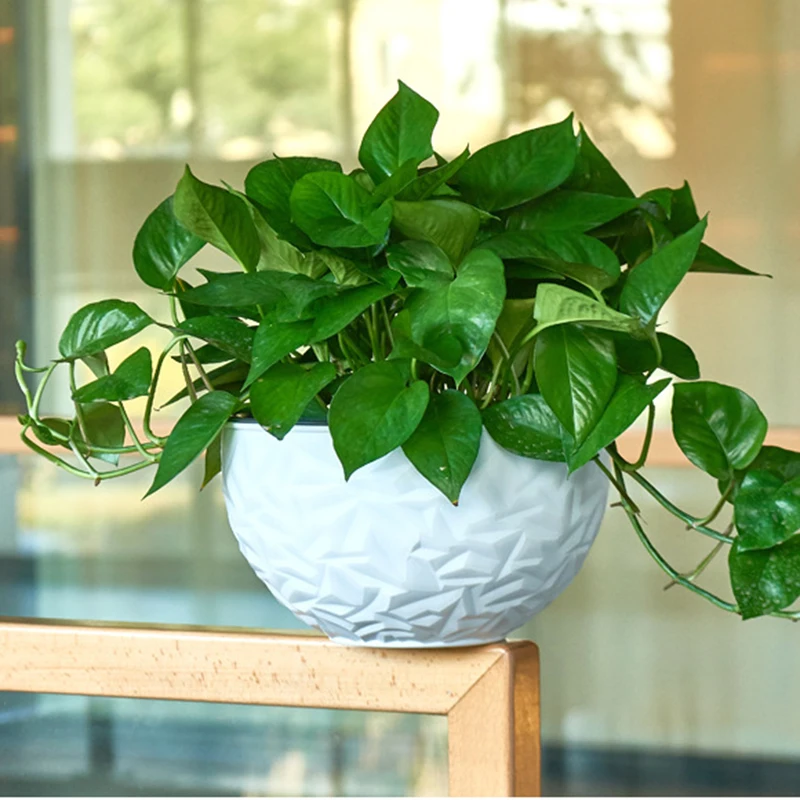 

Hanging Basket Hanging Planter For Indoor And Outdoor 26cm Round Reusable Plastic Basket For Flowers And Plants Ej