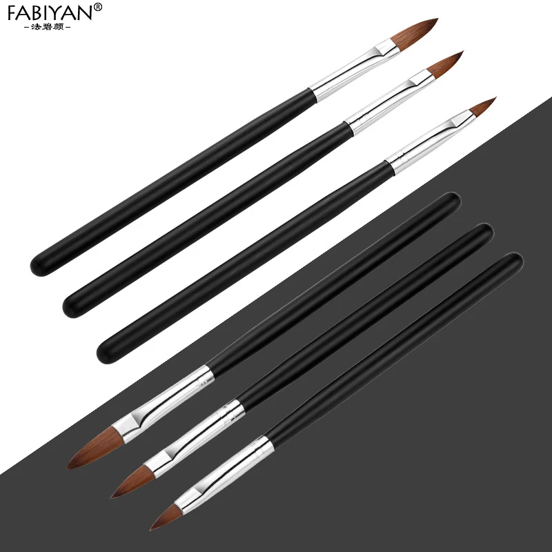 Художественная Скульптура для ногтей резная кисть цветов акриловая жидкая пудра