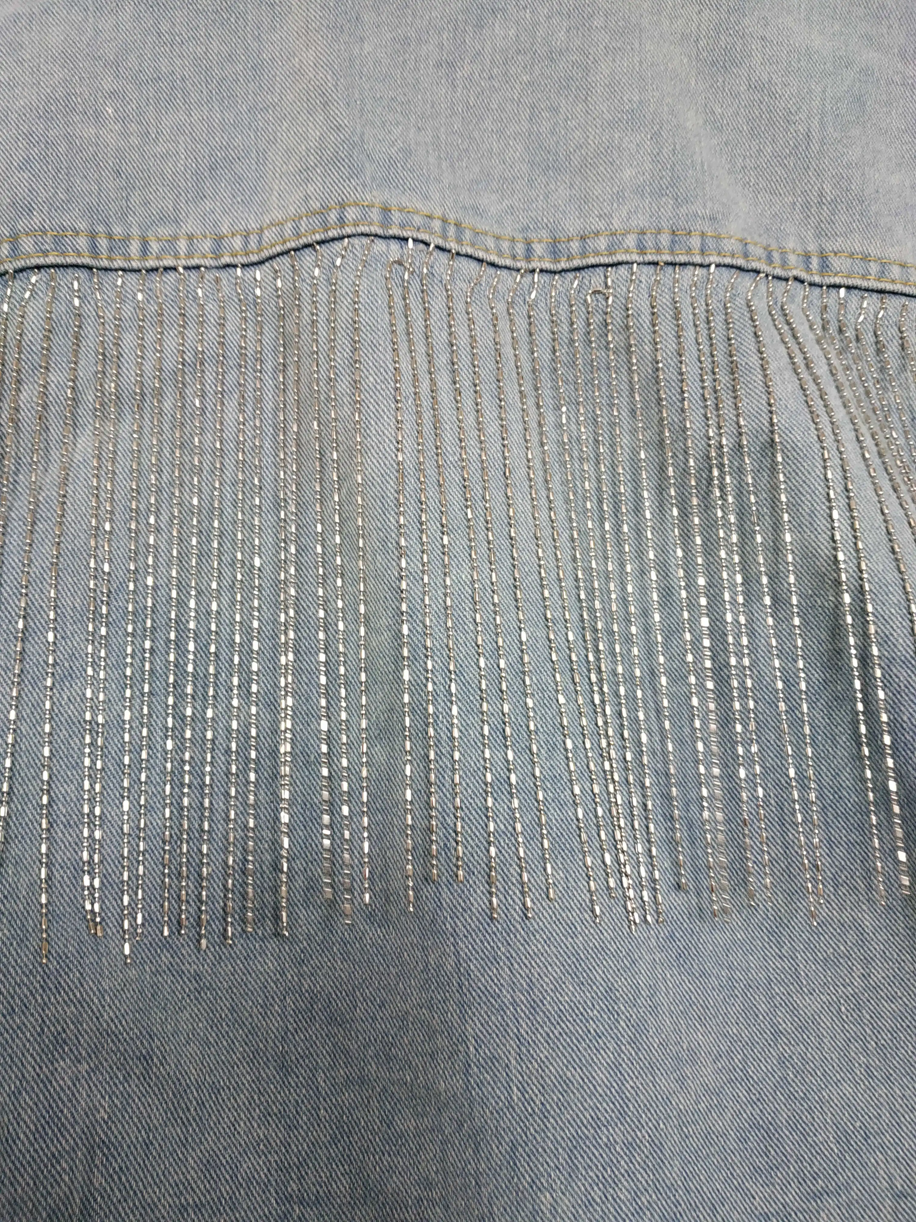 Новинка 2020 роскошные женские джинсы ручной работы с бисером жаккейки модная