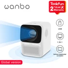 Глобальная версия проектор Wanbo T2 MAX, 1080P HD, четырехнаправленная трапециевидная коррекция, боковой экран, проекция с двумя динамиками