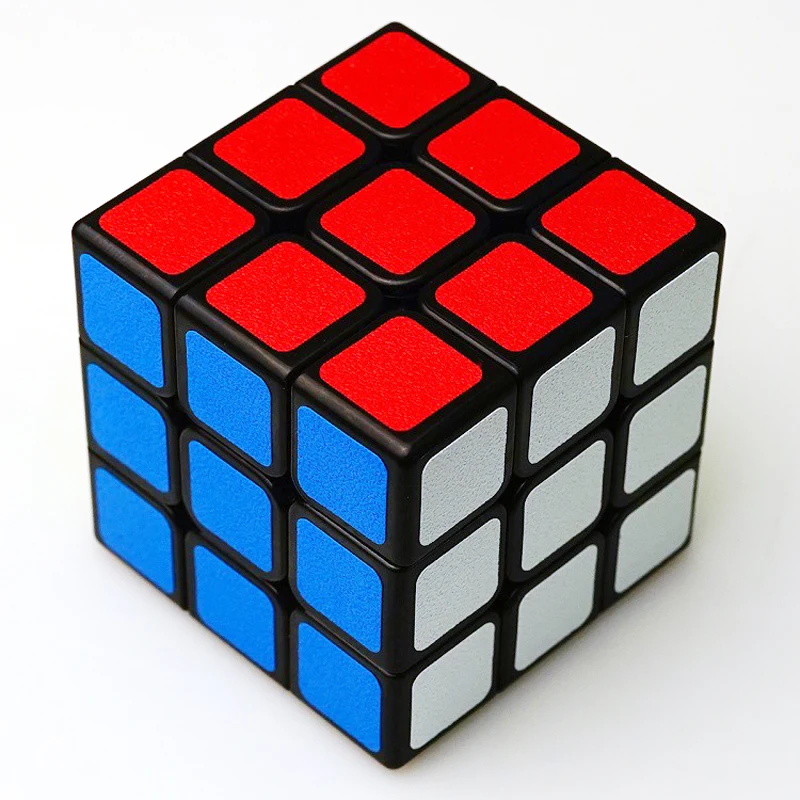 Wdyzd 3x3x3 магический куб профессиональный 5 7 см Черно белый и матовый стикер