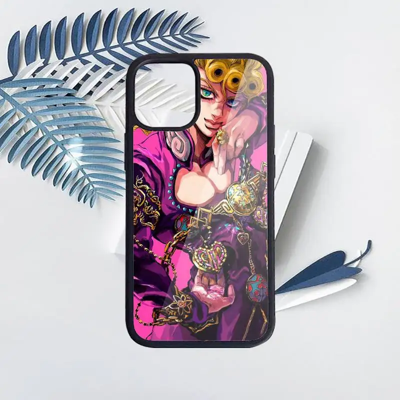 

JoJo's Bizarre Adventure JoJo Anime Phone Cases PC for iPhone 11 12 pro XS MAX 8 7 6 6S Plus X 5S SE 2020 XR Luxury brand funda