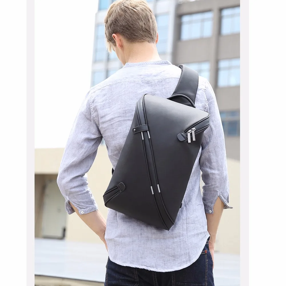 KAKA брендовые дизайнерские унисекс Мужские модные сумки мессенджеры расширяемые