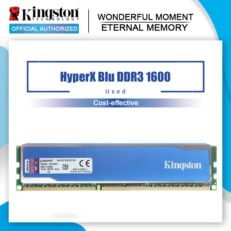 ОЗУ Kingston HyperX DDR3 4/8/1600 МГц 4/8 ГБ|Оперативная память| |