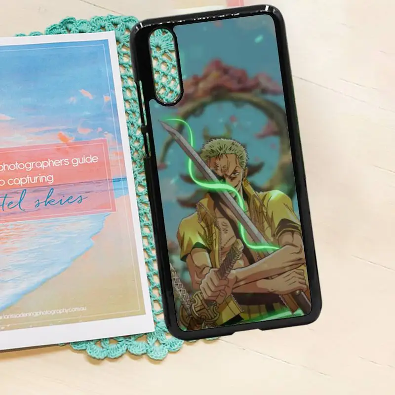 

Japan Anime One Piece Roronoa Phone Case PC for iPhone 11 12 pro XS MAX 8 7 6 6S Plus X 5S SE 2020 XR
