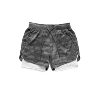 5xl camo running shorts men 2 in 1 double deck quick dry gym sport shorts fitness jogging workout shorts men sports short pants