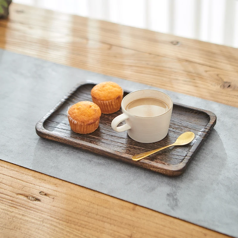 Новый деревянный поднос в китайском стиле для чая еды прямоугольный из массива