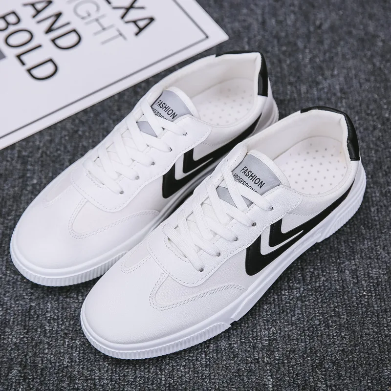T28 white black Брендовые весенне-осенние новые мужские вулканизированные туфли дышащие оксфорды Модные парусиновые кроссовки низкие Туфли на шнуровке высокого качества Размер 39-44 - Цвет: T28 white black