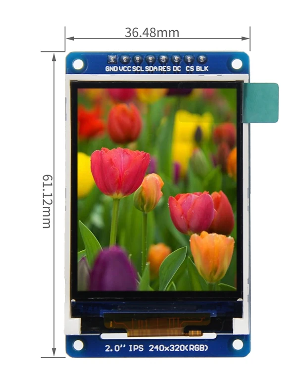 1 шт. 3 дюймов 7PIN SPI HD полноцветный IPS TFT экран ST7789 Привод IC 240*240|Светодиодные