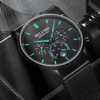 belushi 2022 new fashion mens watches top luxury brand sport quartz luminous waterproof chronograph wristwatch mens watches