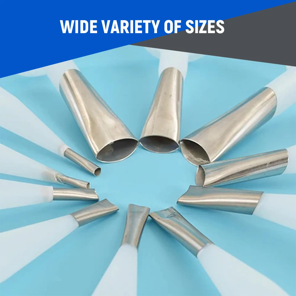 

14pcs Caulking Finisher Stainless Steel Glue Nozzle Sealant Caulk Nozzle Glue Tools for kitchen, bathroom, tank, door, window