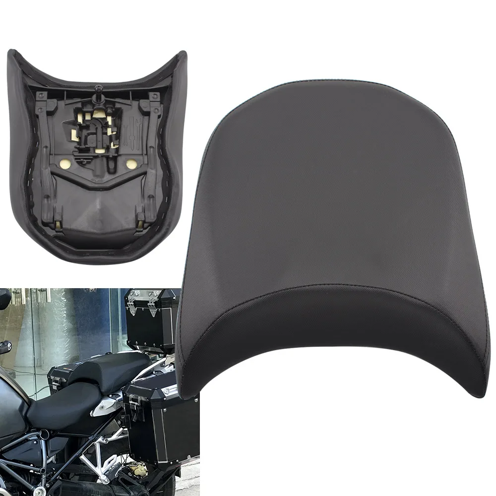 

Motorcycle Black Rear Passenger Seat Pillion Cushion Comfort Touring Seat Saddle For BMW R1200GS R1200 GS ADV Adventure 13-17