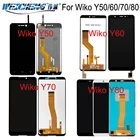 Сенсорный ЖК-экран для Wiko Y50, Y60, Y70, Y80, сменный ЖК-дисплей в сборе для Wiko Y51, ЖК-экран Y61, Wiko Y81, ЖК-датчик