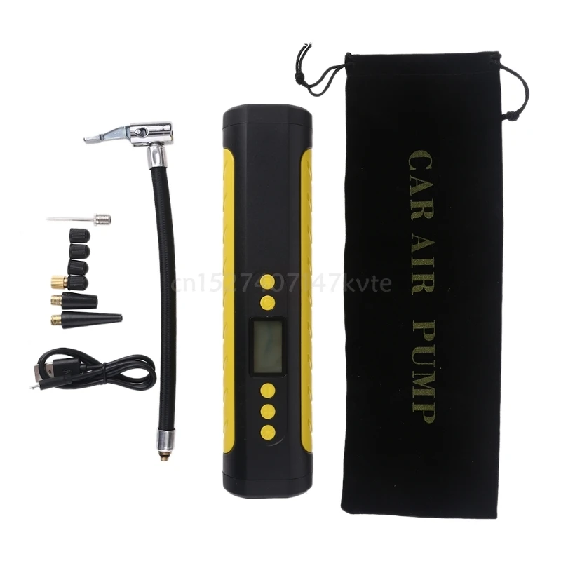 melhor Pneu Sem Fio Inflator Portátil Bomba De Ar Portátil Compressor De Ar Com Display Led Para Carro Bicicleta Moto Uso Do Veículo