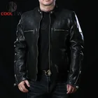 1840 красное Торнадо, описание для чтения! Мужская стильная куртка из натуральной овечьей кожи хорошего качества азиатского размера