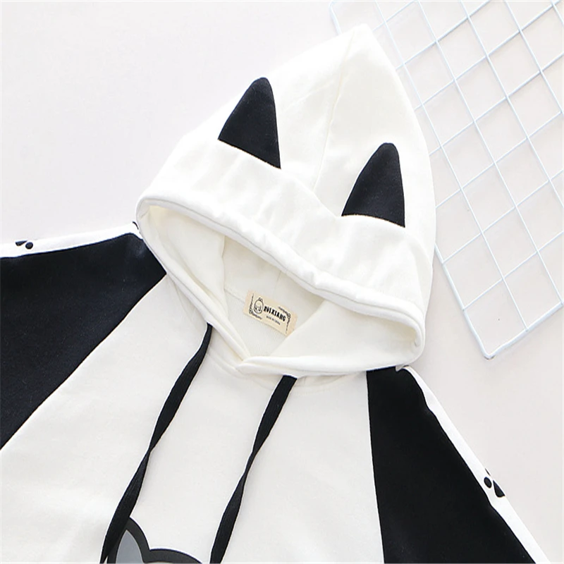 Толстовка женская с капюшоном MERRY PRETTY Свитшот в стиле Харадзюку принтом