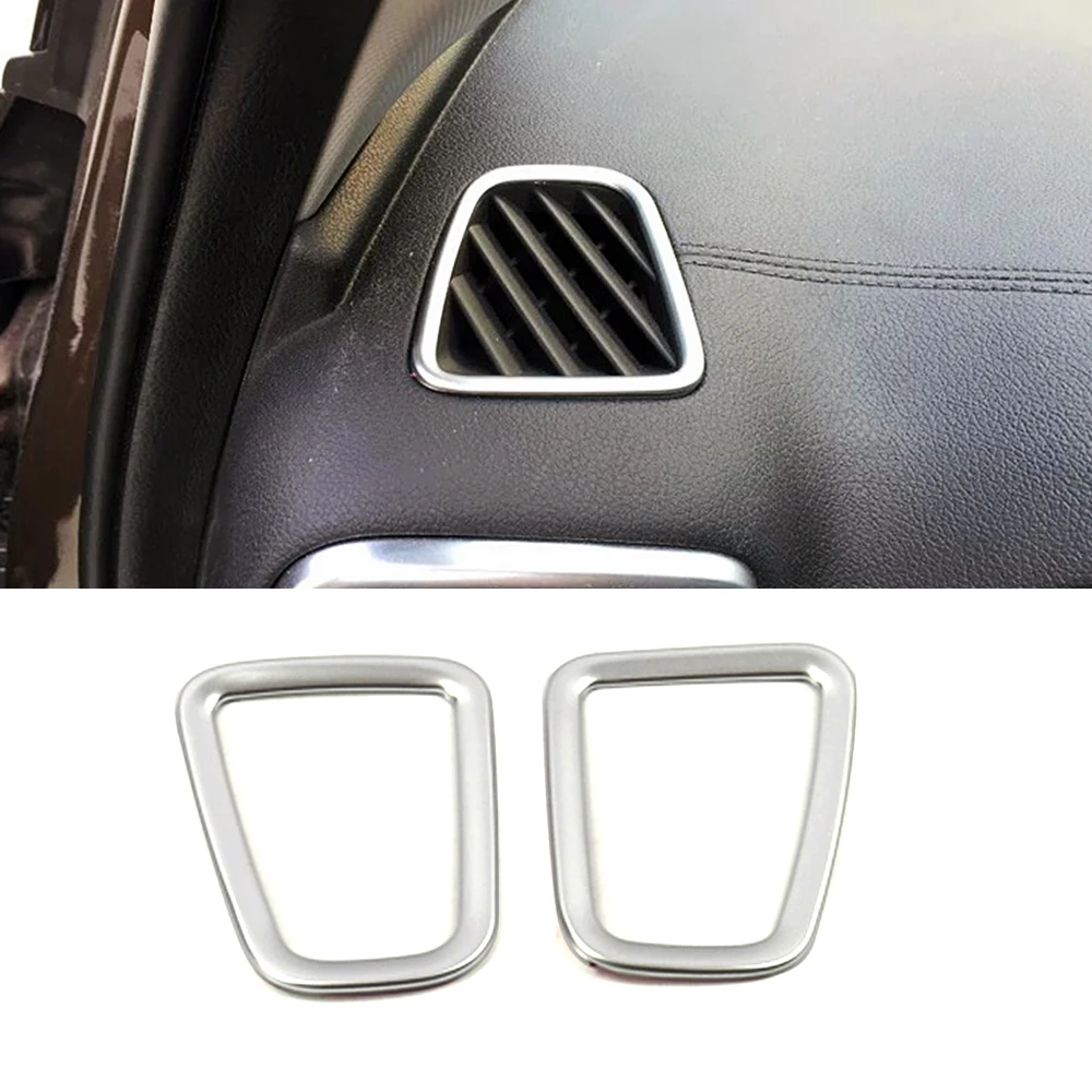For Kia Sportage QL 2015-2019 Dashboard Air Condition AC Outlet Vent Trim Frame Cover Sticker Interior Moulding Accessories