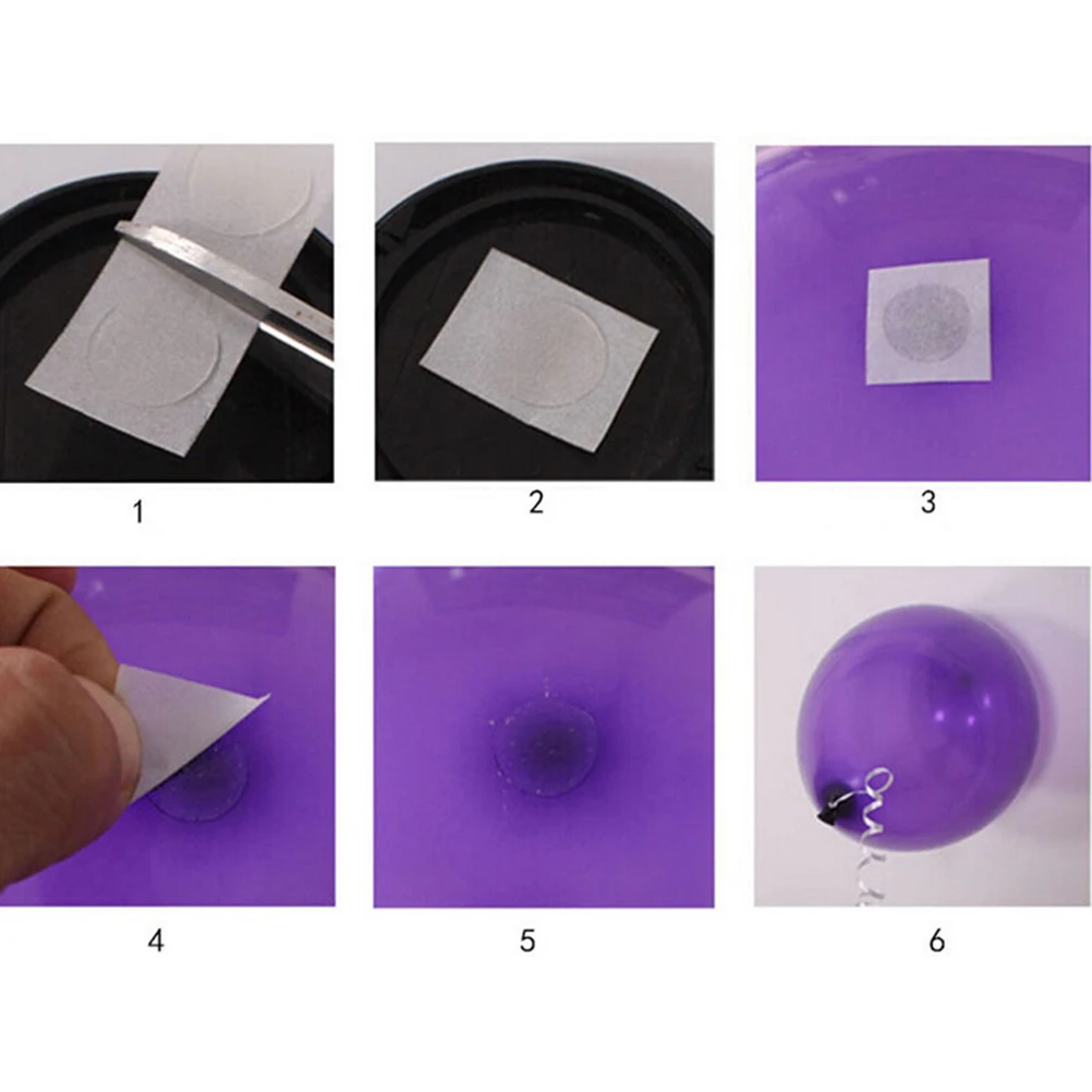 Оптовая продажа 40 воздушный шар в горошек вложение клей точка прикрепить шары к