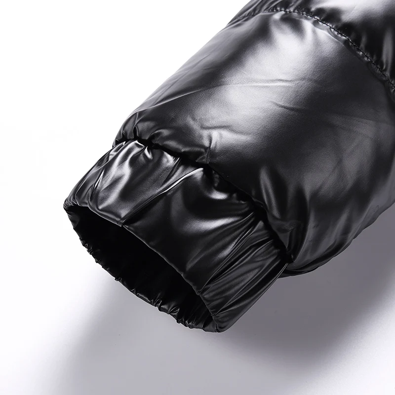 Winter New Men Hooded Parkas Men's Street Fashion Overcoat Locomotive Windproof Casual Parkas Coats Male