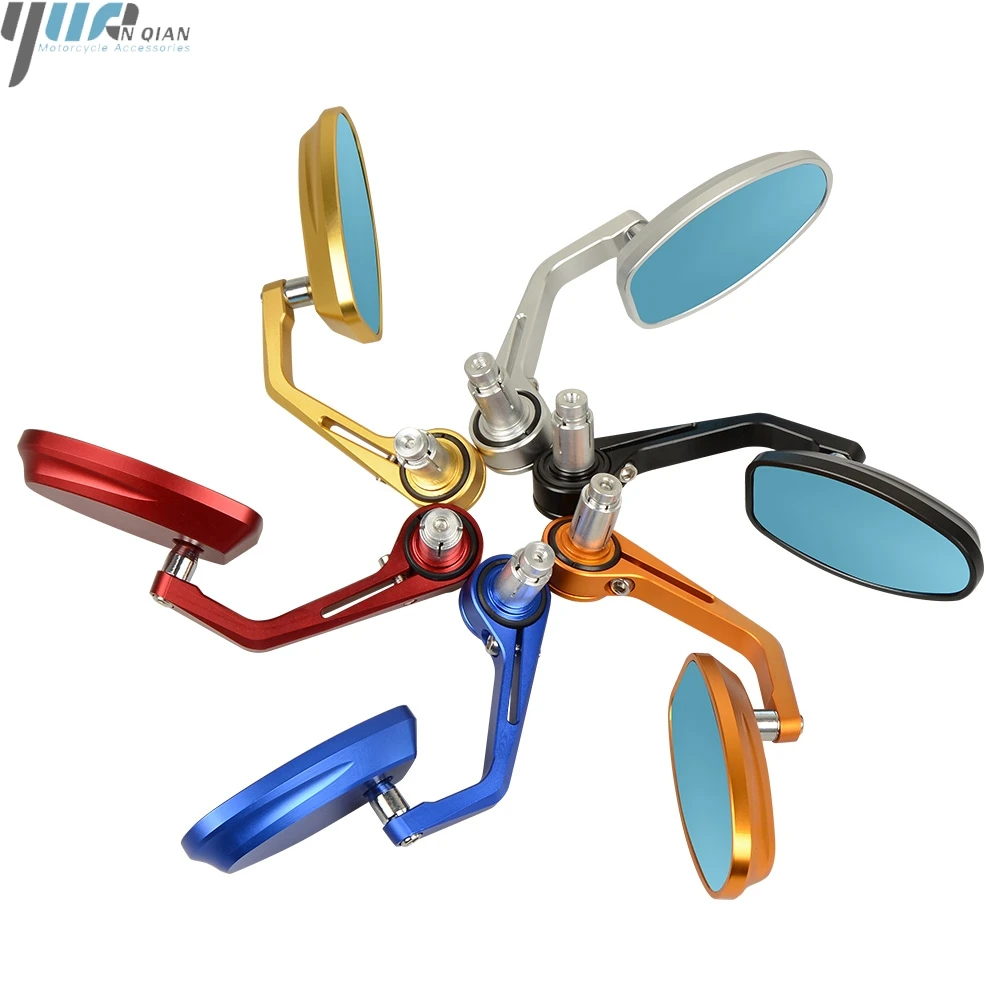 CNC Motorcycle Mirror 7/8" 22mm Handle Bar End Rearview Mirrors For Honda CB CBR 600 F3 F4 F4I 1000 RR Ninja ZX 6R 9R 10R Katana |