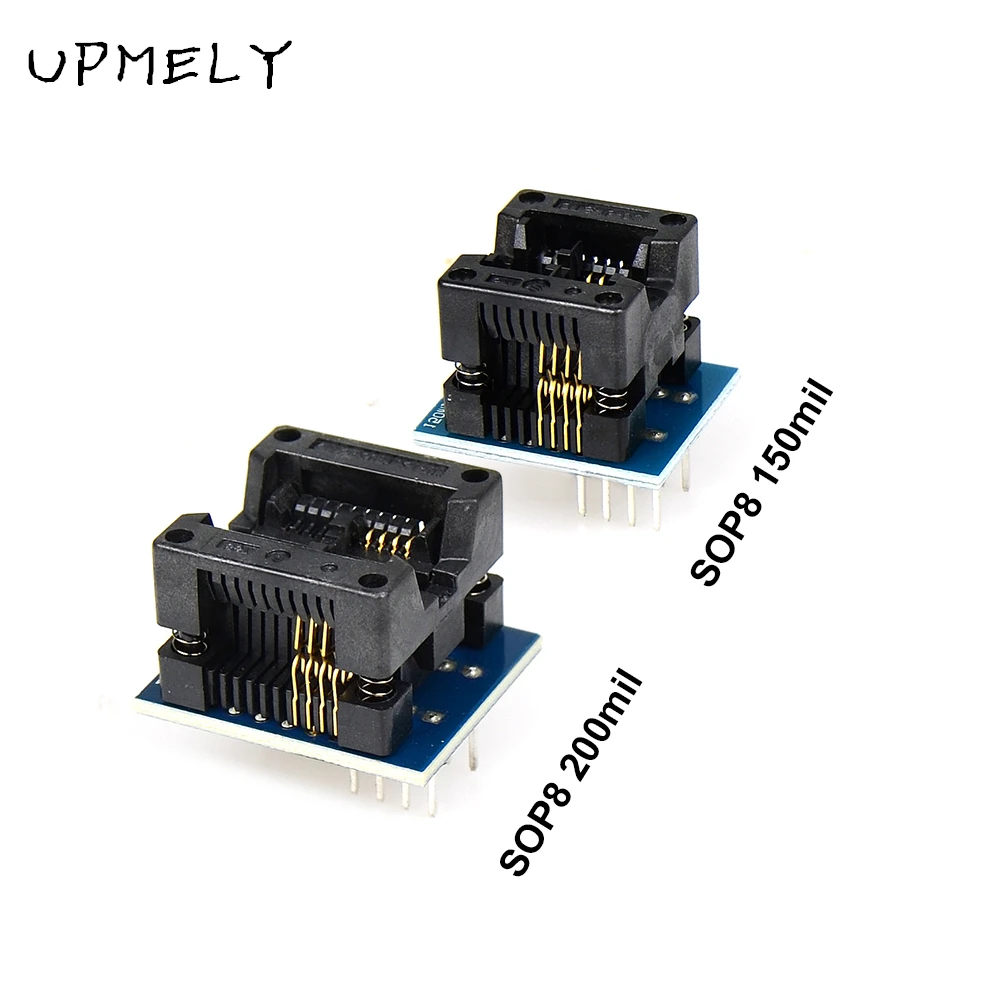 Upmely 6pcs TSSOP28 SSOP28 SOP28-DIP28 Adapter SOP20 SOP16 SOP8 150/200mil to DIP8 Chip Compatible TSSOP20 SSOP20 TSSOP8 Socket |