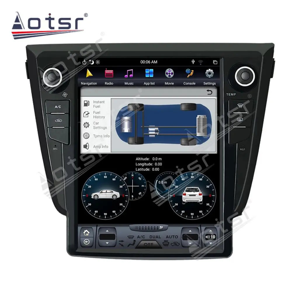 Автомагнитола для NISSAN Qashqai 2013-2019 Android 9 0 4 Гб + 64 ГБ головное устройство GPS-навигации