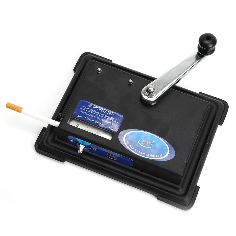 Портативная машинка для скручивания сигарет металлический ручной толкатель с