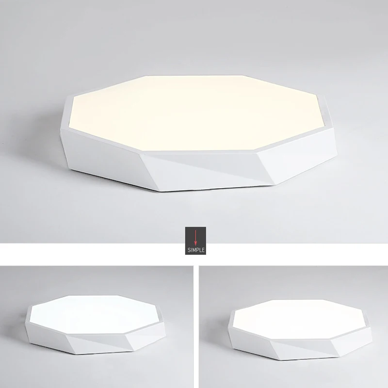 Современные креативные геометрические светодиодные потолочные светильники