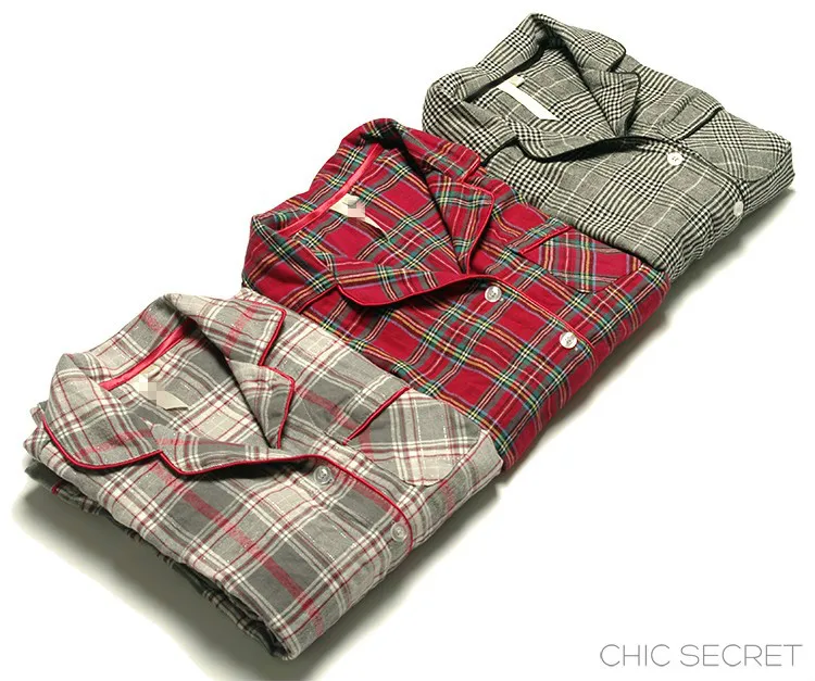 Осенне зимняя женская модная свободная фланелевая ткань в клетку повседневный