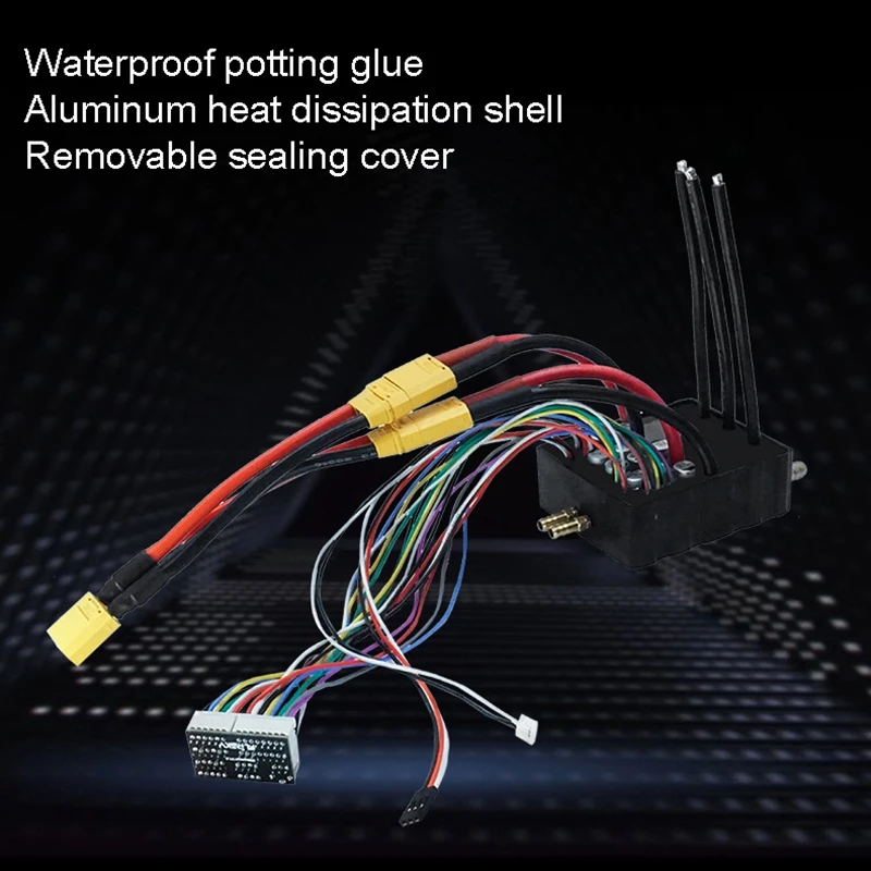 

Flipsky Water Cooled Enclosure High Current FSESC 200A 60V Base on VESC6 E-Scooter/Skateboard Electric Speed Controller