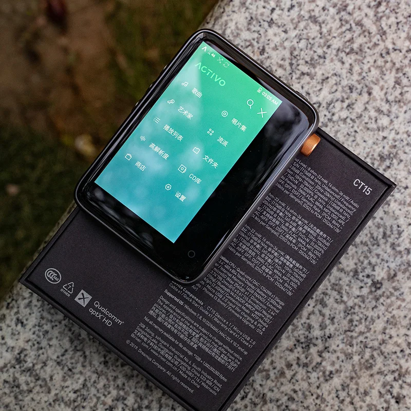 Hi-Fi плеер IRIVER Astell &amp Kun CT15 портативный музыкальный без потерь 16 ГБ Wi-Fi Bluetooth круглый
