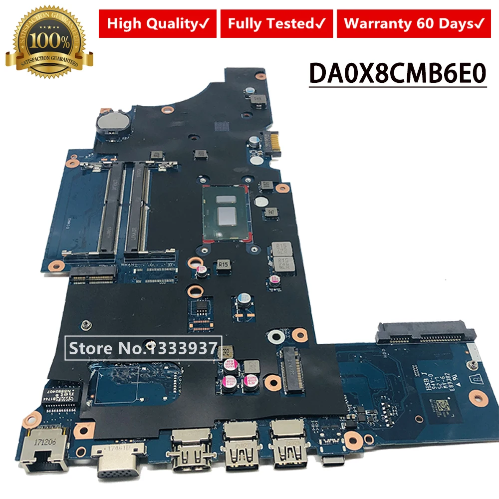 Для HP ProBook 450 G5 Материнская плата ноутбука DA0X8CMB6E0 с SR3LA I5 8250U Процессор работает