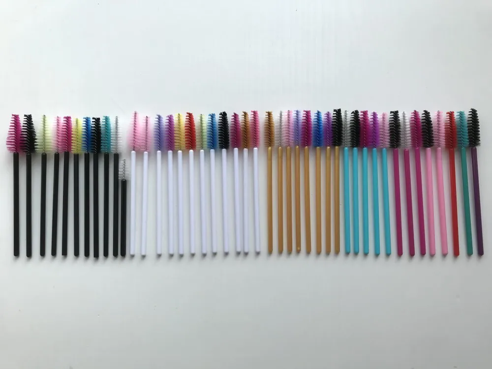 100 шт. ресниц палочки с кисточкой для туши гребень наращивания отдельному