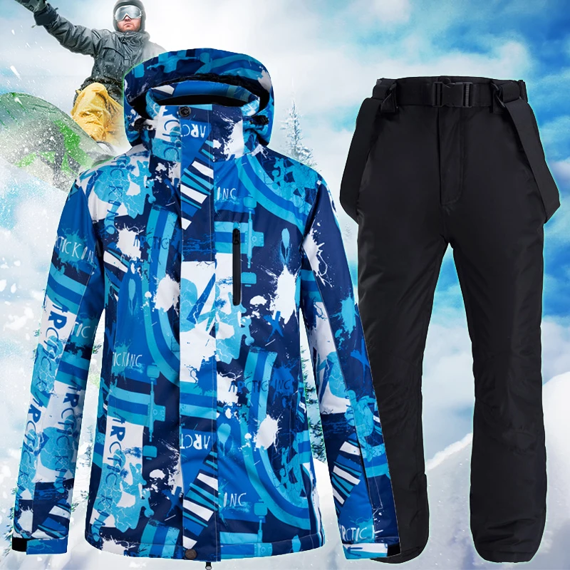 Jacket Suit Pants Winter Warm Sports Clothing Windproof Waterproof Outdoor Skiing Equipment