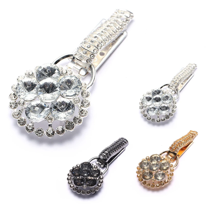 Украшение для свитера и блузки модная пряжка с кристаллами в стиле ретро