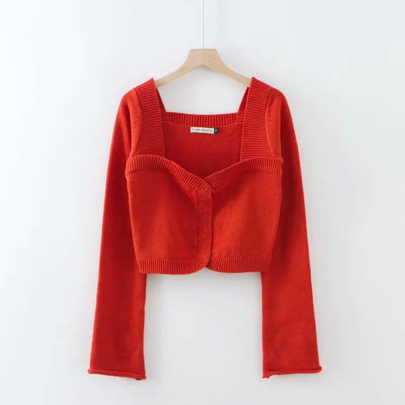 Новый Французский Ретро свитер для женской одежды | Женская одежда